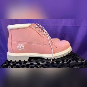 Pink Timberland Boots